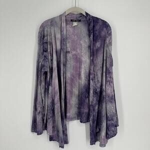 Vintage 90s y2k 1x Only Nine cardigan purple sequin sparkle fairy plus dainty